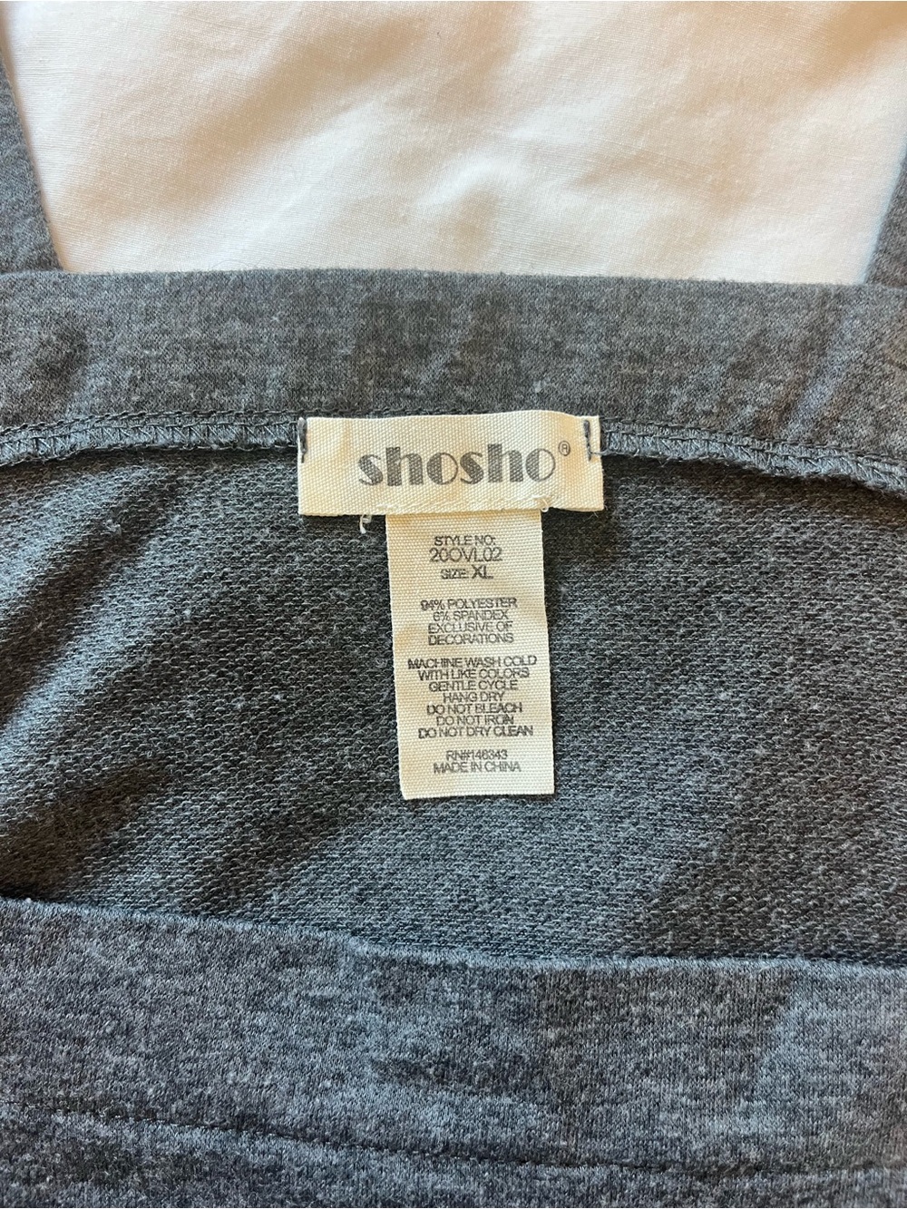 ShoSho Women's Knit Gray Short Overalls Romper - XL - Cozy, Comfy, Lounge - Picture 10 of 12